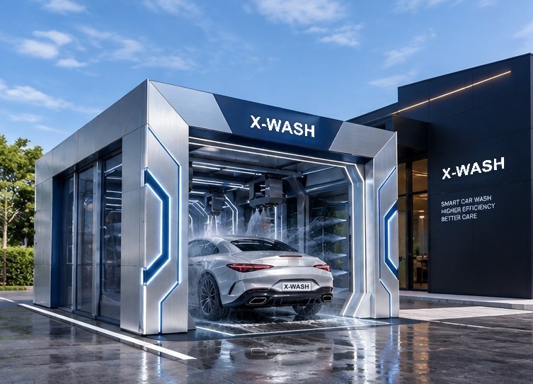X-WASH 洗車據點外觀示意